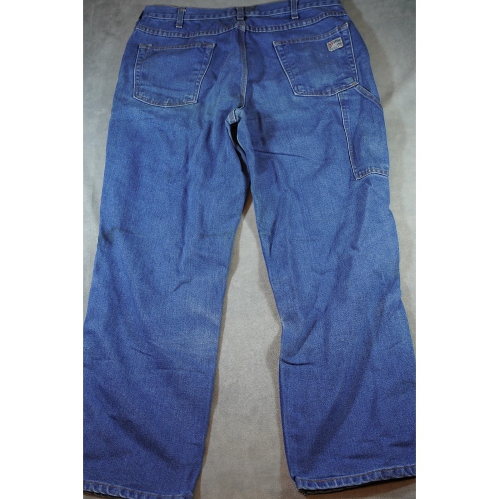 Tyndale FRMC Jeans Mens 36x32 Blue Flame Resistant FR CAT2 Workwear USA‎ Made